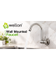 Wellon Wall Mounted Faucet for RO Water Purifier | Premium Stainless Steel Drinking Water Tap